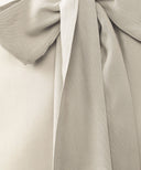 Almond Buttoned Cuff Long Sleeve Tunic
