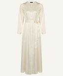 Opal Satin Double Flat Collar Button Down Dress