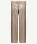 Dull Grey Satin Short-Length Kaftan Tunic Matching Set