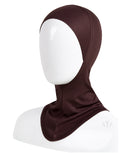 Dark Brown Full Cap - With Chin Cover