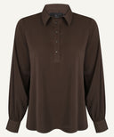Espresso Half Placket Shirt