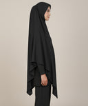 Black Hood Hijab (Khimar)