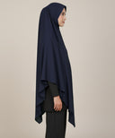 Dark Blue Hood Hijab (Khimar)