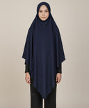 Dark Blue Hood Hijab (Khimar)