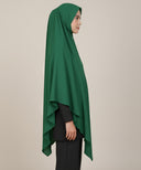 Jewel Green Hood Hijab (Khimar)