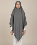 Grey Hood Hijab (Khimar)