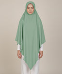 Grayed Jade Hood Hijab (Khimar)