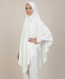 White Hood Hijab (Khimar)