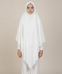 White Hood Hijab (Khimar)
