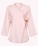 Iced Pink Wrap Short Kimono