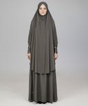 Grey 2-Piece Prayer Set (Jilbab)