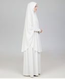 White 2-Piece Prayer Set (Jilbab)