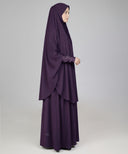 Purple 2-Piece Prayer Set (Jilbab)