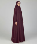 Burgundy Prayer Dress (Jilbab)