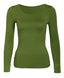 Olive Long Sleeve Body Shirt