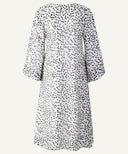 Polka Dot Contrast Neck Matching Set