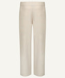 Almond High Waist Pleated Wide Legged Pants