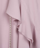 Powder Pink Ruffle Sleeve Kaftan