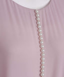 Powder Pink Ruffle Sleeve Kaftan