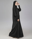 Black Satin Prayer Dress (Jilbab)
