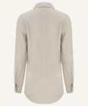 Almond Long Sleeve Shirt Blouse