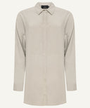 Almond Long Sleeve Shirt Blouse