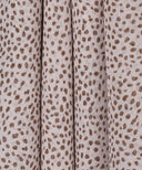 Soft Pink Speckled Dot Print Chiffon Hijab