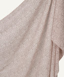Soft Pink Speckled Dot Print Chiffon Hijab
