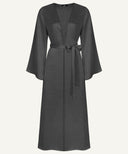Black A-Line Long Sleeve Cardigan