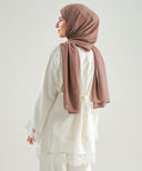 White Self-Textured Lace Jacket Matching Set