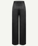 Black Satin Wide Legged Pants
