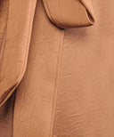 Dark Tan Satin Wide Legged Pants