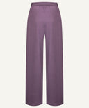 Grape Front Pleated Wide Legged Pants