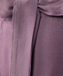 Grape Front Pleated Wide Legged Pants