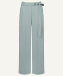 Lite Mint Front Pleated Wide Legged Pants