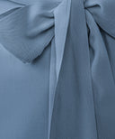 Powder Blue Front Pleated Wide Legged Pants