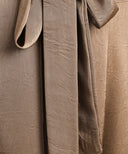 Taupe Satin Wide Legged Pants