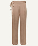 Taupe Satin Wide Legged Pants