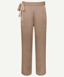 Taupe Satin Wide Legged Pants
