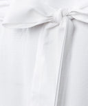 White Front Pleated Wide Legged Pants