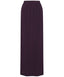 Aubergine Jersey Modest Pencil Maxi Skirt