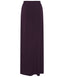 Aubergine Jersey Modest Pencil Maxi Skirt