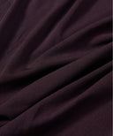 Aubergine A-Line Long Sleeve Jersey Cardigan