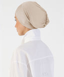 Beige Full Head Cover Cap