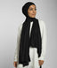 Black Jersey Maxi Hijab Scarf