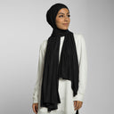 Black Jersey Maxi Hijab