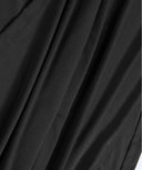 Black A-Line Long Sleeve Jersey Cardigan