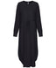 Black Long Sleeves Modest Midi Dress