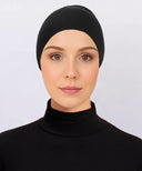 Black Tube Bonnet