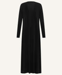 Black A-Line Long Sleeve Jersey Cardigan